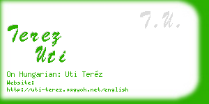 terez uti business card