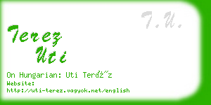 terez uti business card